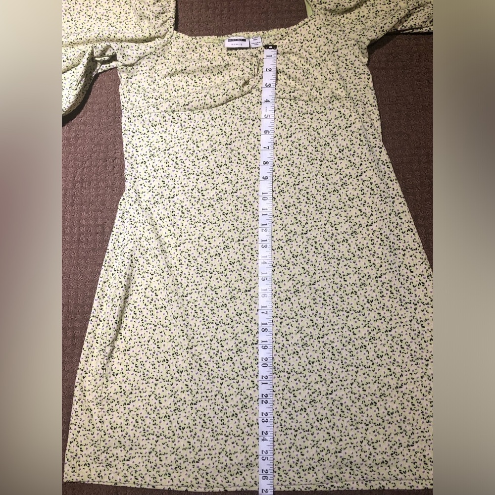 ✨2 for $25✨ Noisy May Green Floral Print Dress - Picture 4 of 5